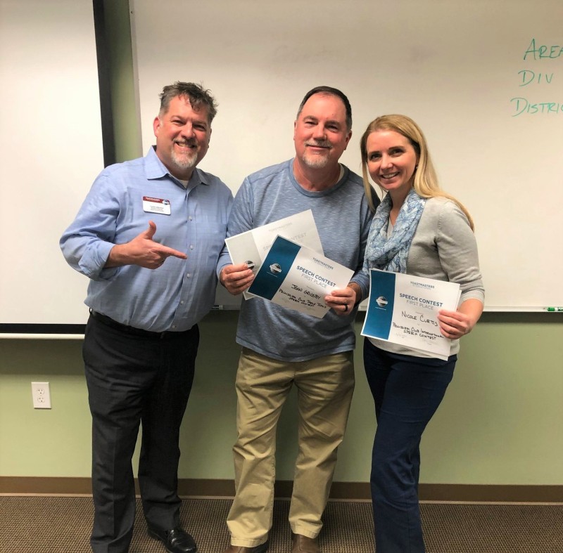 2020 Table Topics and International Speech contest winners